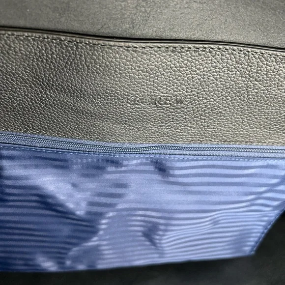 J Crew Pebbled Leather Large Carryall Tote- Black - Picture 8 of 8